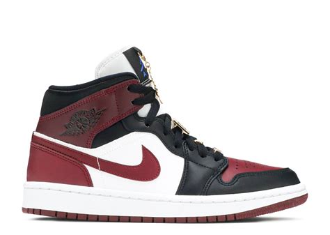 Jordan 1 Mid SE Black Dark Beetroot (Women's) 